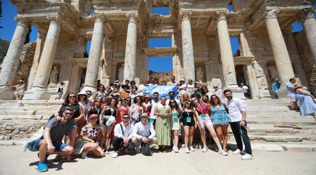 Avrupalı gençler Efes Selçuk'ta buluştu