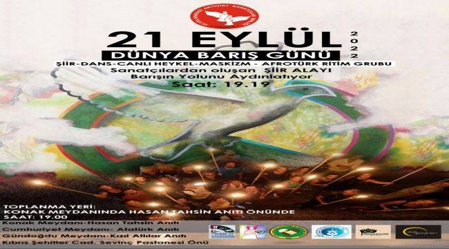 İzmirli sanatçılar Barış Günü'ne hazırlanıyor