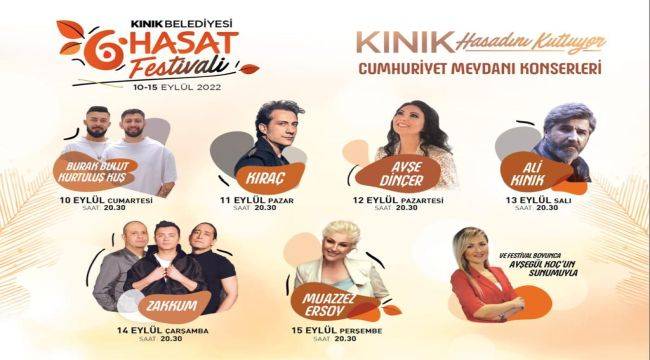 Kınık 6. Hasat festivaline hazırlanıyor