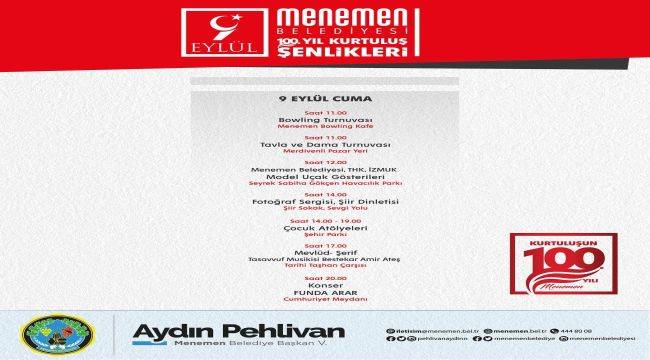 Menemen’de Ünlüler Geçidi Yaşanacak