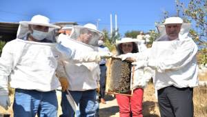 Arı yetiştiriciliği Bornova’da anlatıldı