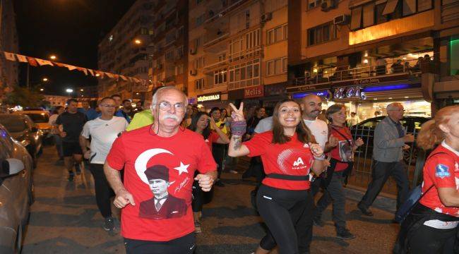 Bornova’da Cumhuriyet Koşusu coşkusu