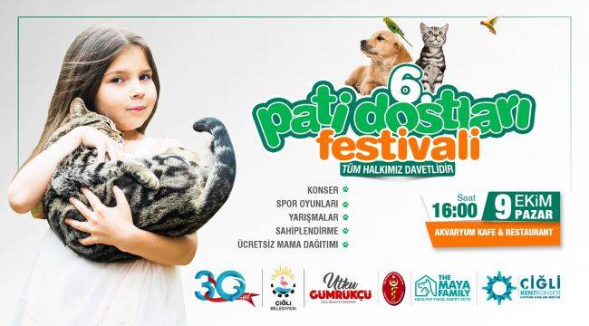 Çiğli, 6. Pati Dostları Festivali'ne hazırlanıyor