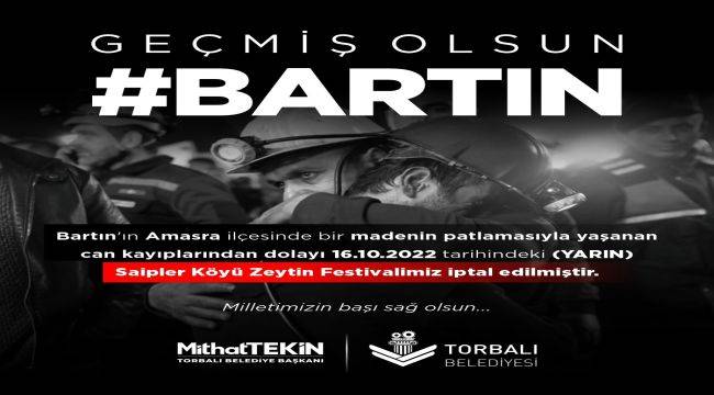 Torbalı'da Zeytin Festivali iptal edildi