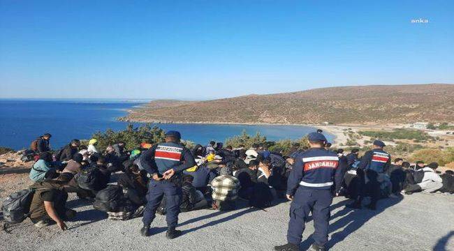 180 göçmen kaçmaya çalışırken yakalandı