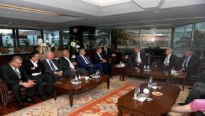Başkan İduğ'dan iş dünyası turu