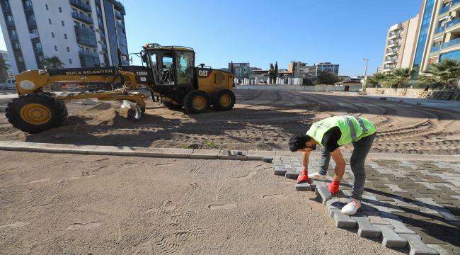 Buca’da yol ve otopark çalışmaları kesintisiz sürüyor