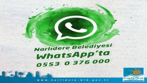 Narlıdere “Whatsapp İletişim Hattı” ile sorunları hızlı çözüyor 