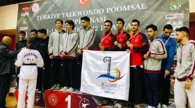 Bayraklılı gençler taekwondoda Türkiye 3.’sü