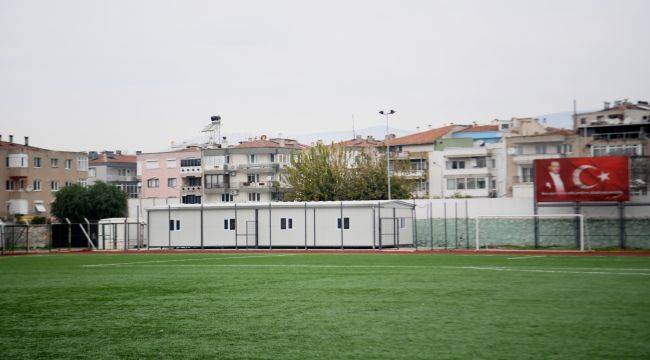 Bornova Şehir Stadı’na yeni soyunma odaları