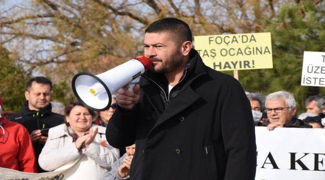 Foça'da Taş Ocağı İstemiyoruz