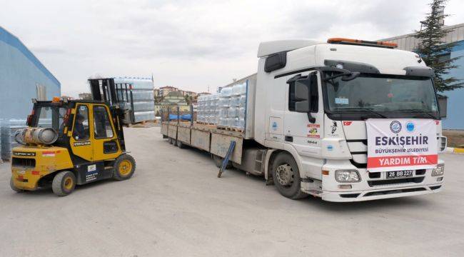 ESKİŞEHİR’DEN HATAY’A ACİL SU SEVKİYATI