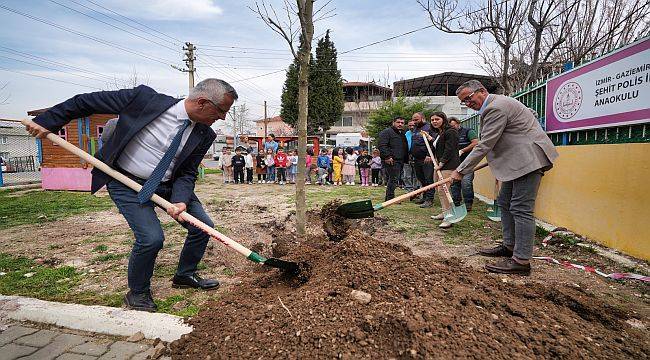 Fidanlar toprakla buluştu