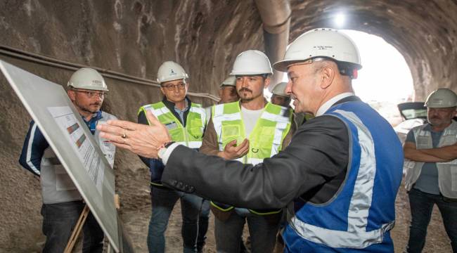 Buca Onat Tüneli’ni inceleyen Başkan Soyer müjdeyi verdi