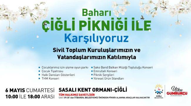 Çiğli Hızırellez coşkusuyla baharı karşılıyor