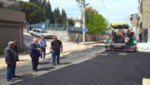 Karabağlar’da asfalt sezonu açıldı