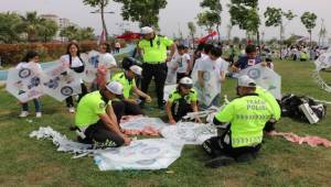  Trafik Haftası’nı ‘Uçurtma Şenliği’ ile kutladılar