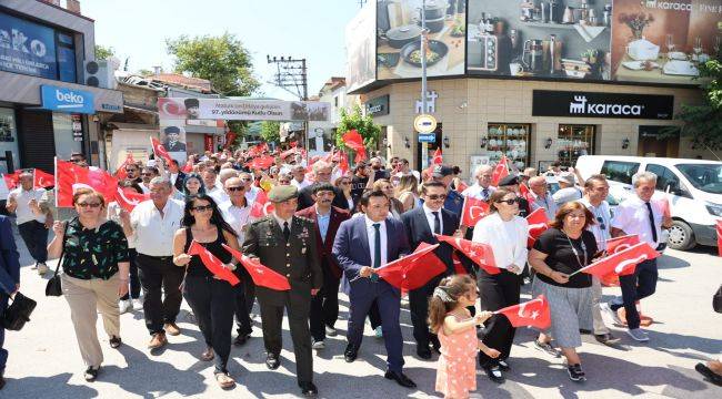 Atatürk'ün Urla'ya Gelişinin 97'inci yıldönümü töreni
