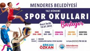 Menderesli çocuklar spor okullarına koştu