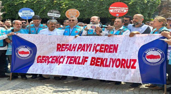 Memur Sen'den Hükümete protesto