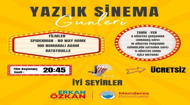 Menderes’te Sinema Zamanı