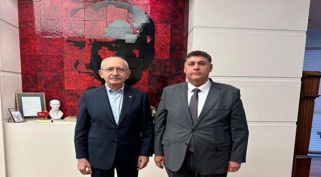 Başkan V. Özkan Kılıçdaroğlu ile bir araya geldi, desteğini dile getirdi