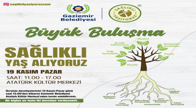 Gaziemir’de Sağlıklı Yaş Alma buluşmaları başlıyor