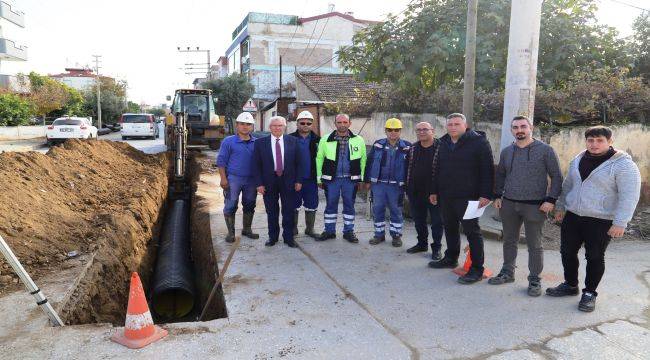  İZSU'dan Ödemiş’e yağmur suyu hattı 