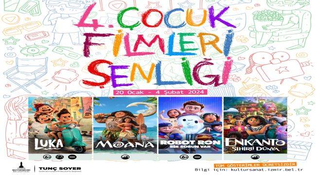 4. Çocuk Filmleri Şenliği 20 Ocak’ta başlıyor