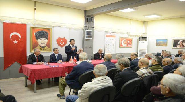 Bayraklı CHP adayından TEMAD'a ziyaret