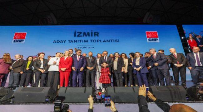 CHP İzmir adaylarını tanıttı