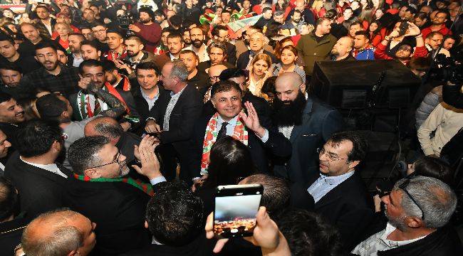 Karşıyaka stadı için miting yaptılar