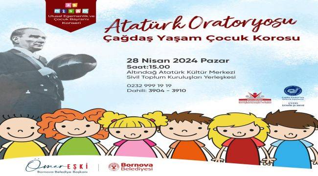 Bornova’da Atatürk Oratoryosu heyecanı