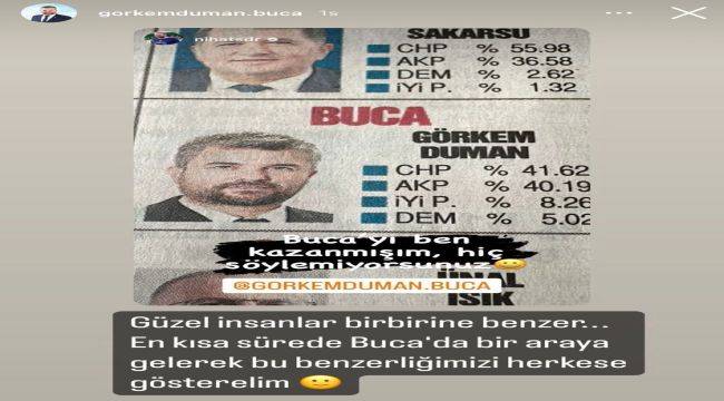 “Buca’yı ben kazanmışım, hiç söylemiyorsunuz”