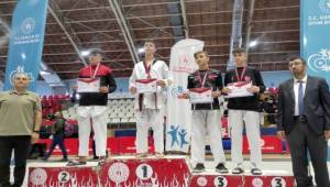 Foçalı taekwonducu yarı finali altınla geçti