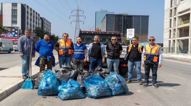 İzmir’de 850 kişi 4.5 ton evsel atık topluyor
