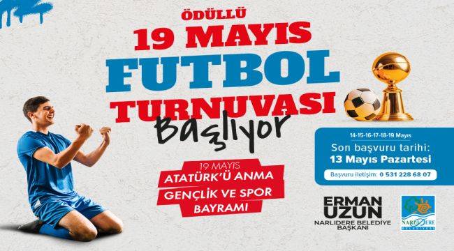 Narlıdere Belediyesi’nden 19 Mayıs’a özel Futbol Turnuvası 