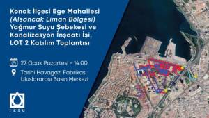 İZSU’dan Alsancak’ın Altyapısını Güçlendirecek Proje 