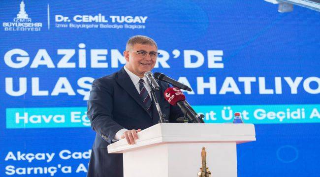 Hava Eğitim Yolu Üst Geçidi Hizmete AçıldI