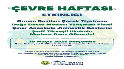 Buca’da Çevre Haftası Etkinliklerle Geçecek