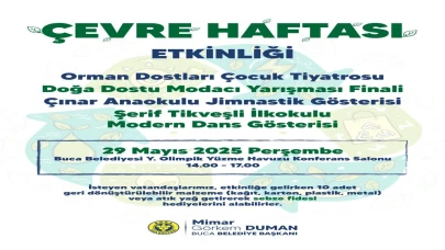 Buca’da Çevre Haftası Etkinliklerle Geçecek