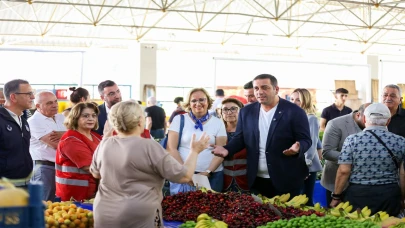 Narlıdere Belediye Başkanı’ndan Pazaryeri’ne Ziyaret