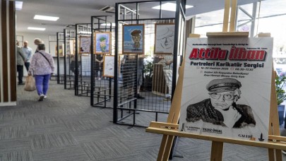 Karşıyaka’da Attila İlhan’ın 100. yaşına özel karikatür sergisi