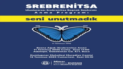 Srebrenitsa Soykırımı’nda katledilen canlar Buca’da anılacak