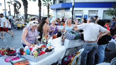 Karşıyaka Çarşısı kadın emeğiyle renkleniyor