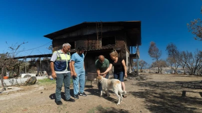 Yangından kurtarılan Kaptan’a sıcak yuva