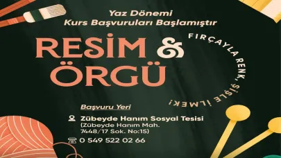 Zübeyde Hanım Tesisi’nde yaz kursları başlıyor