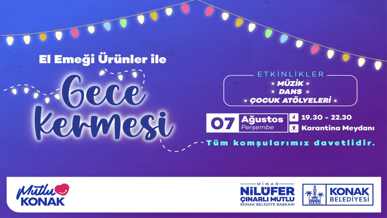 Konak’ta kadınların el emeği ‘Gece Kermesi’nde değerlenecek