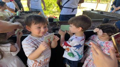 Miniklere doğadan sofraya tarım eğitimi