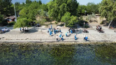 Çakalburnu Lagünü’nde çevre temizliği